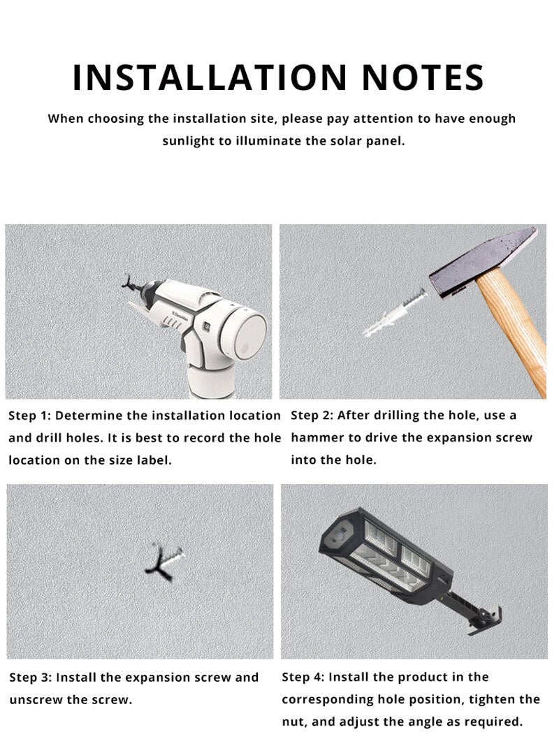 Mini Lampadaire solaire Intelligent