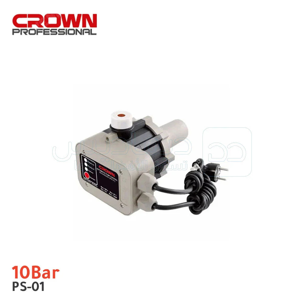 Pompe à Eau Haute Pression CROWN CT35055 – 370W, 35m