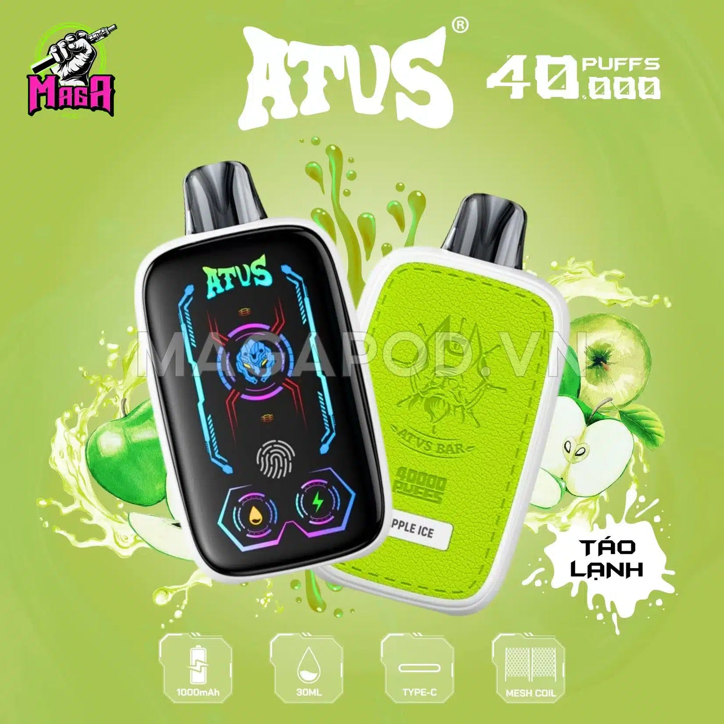 Chicha electroniques 40000 bouffées