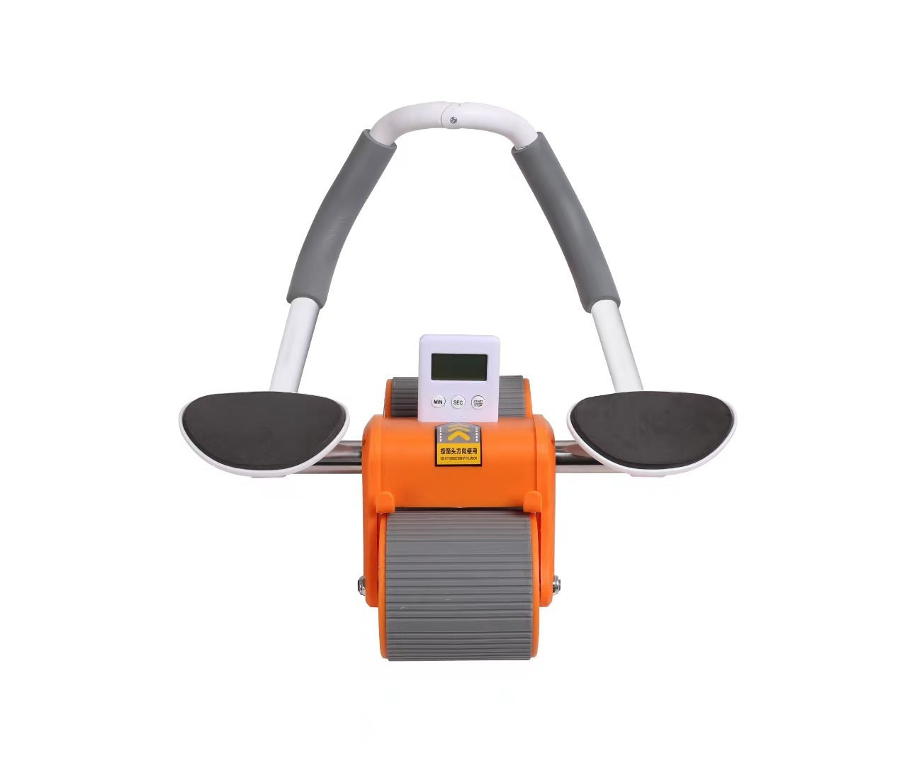 Roue abdominale avec 2 supports coudés