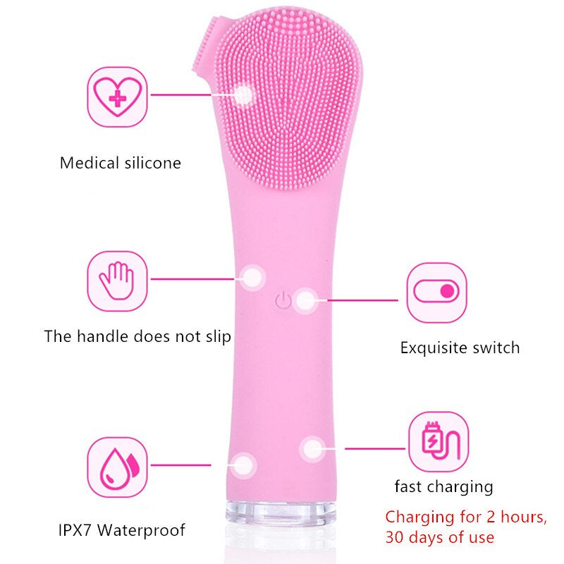 Brosse électrique de nettoyage du visage