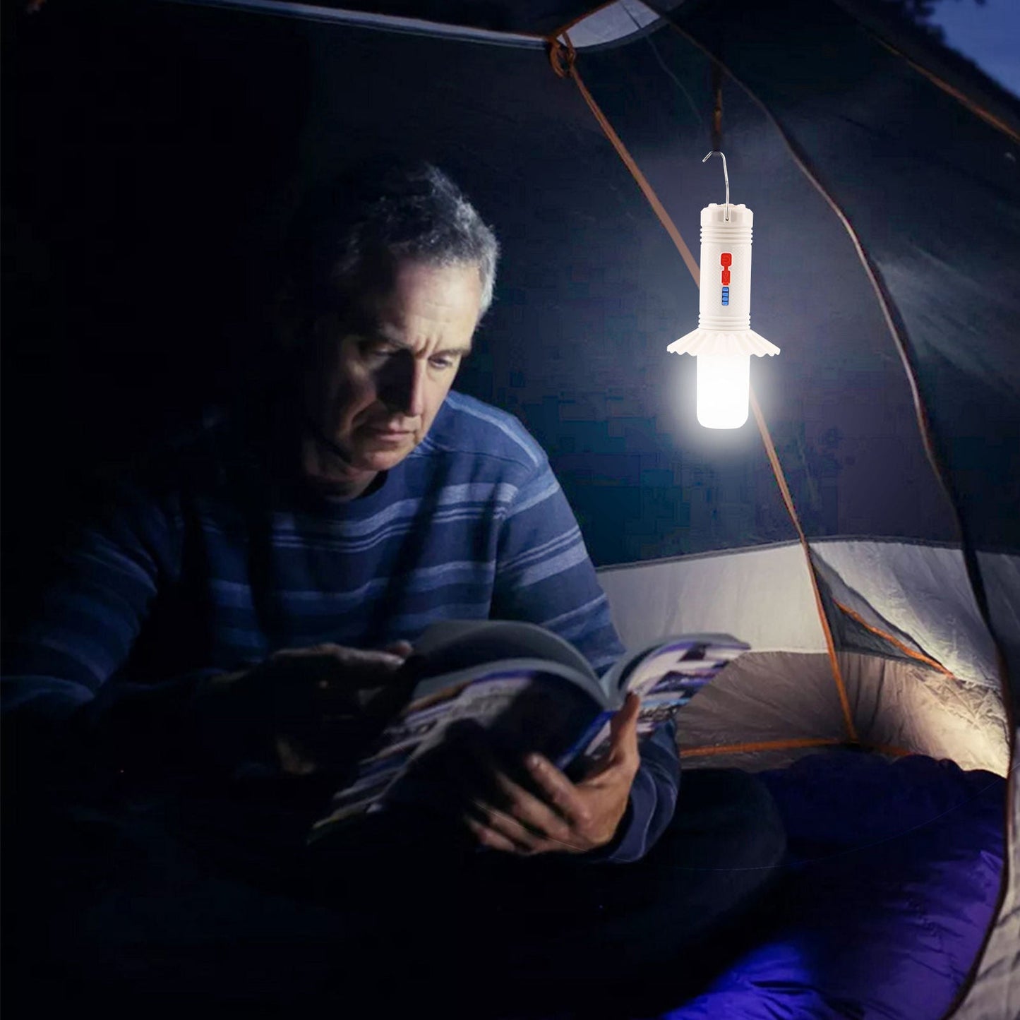 Torche solaire de camping