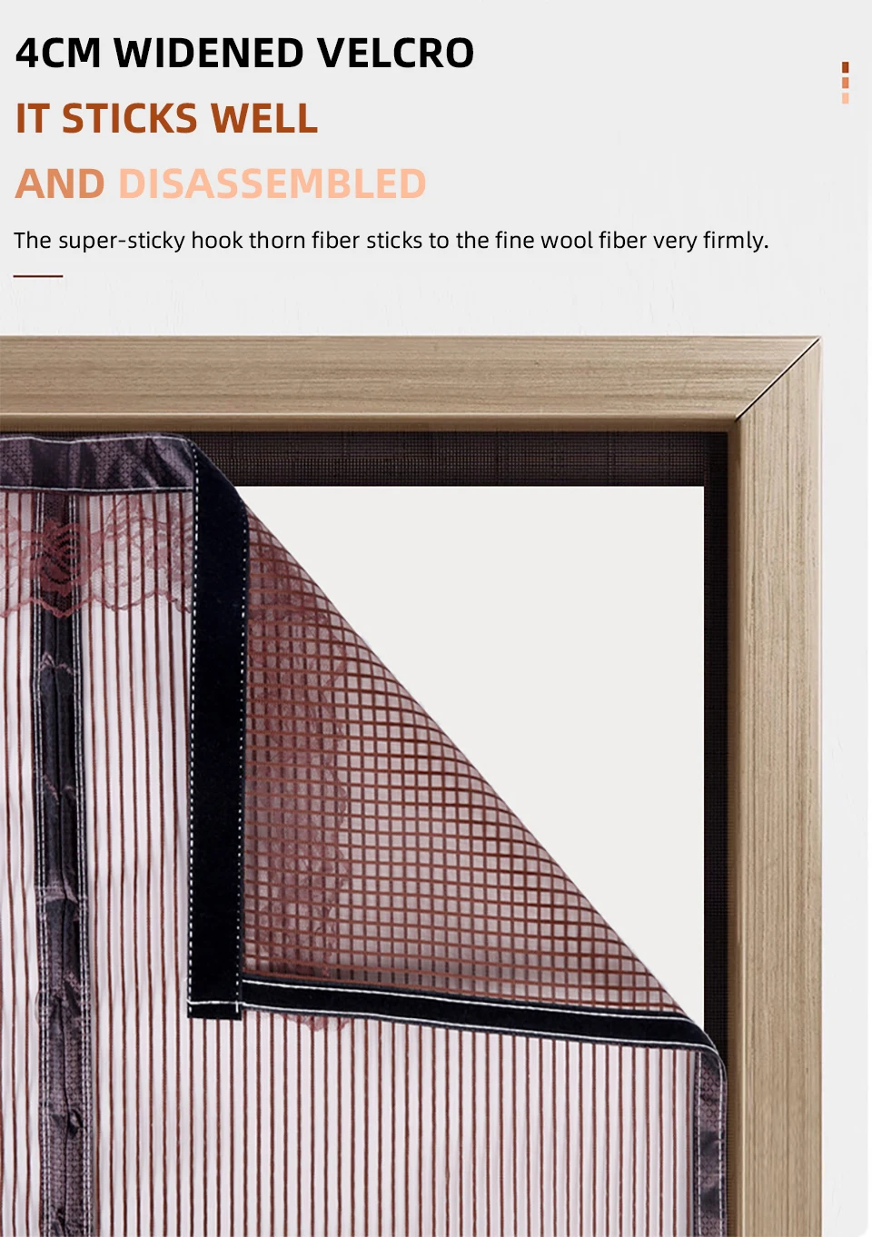 Rideau anti-moustiques 90x210 cm