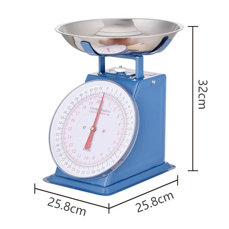 Balance de Cuisine Mécanique à Ressort – Cadran 20 kg