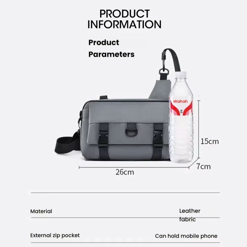 Bandoulière Tendance et Étanche pour Hommes