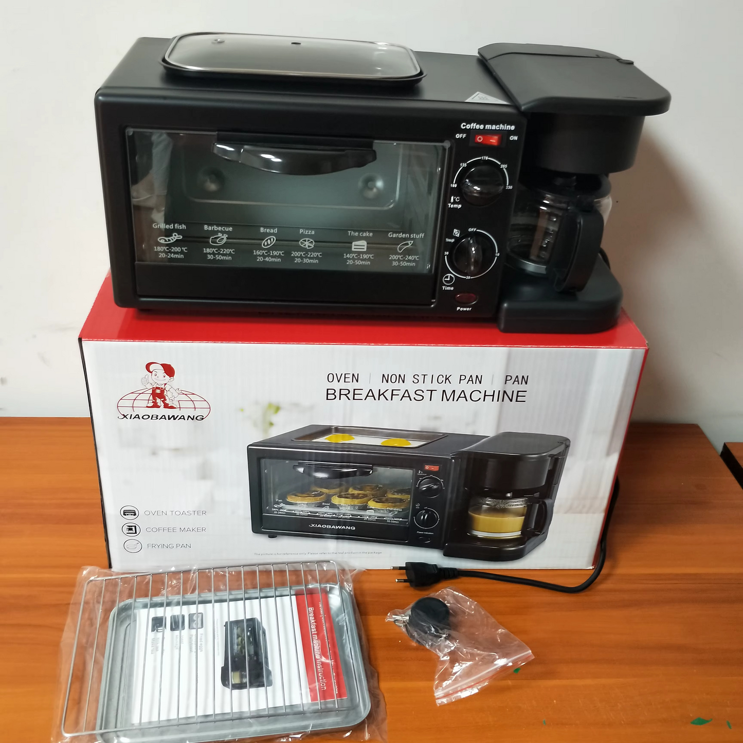 Machine à Petit-Déjeuner Multifonction 3 en 1