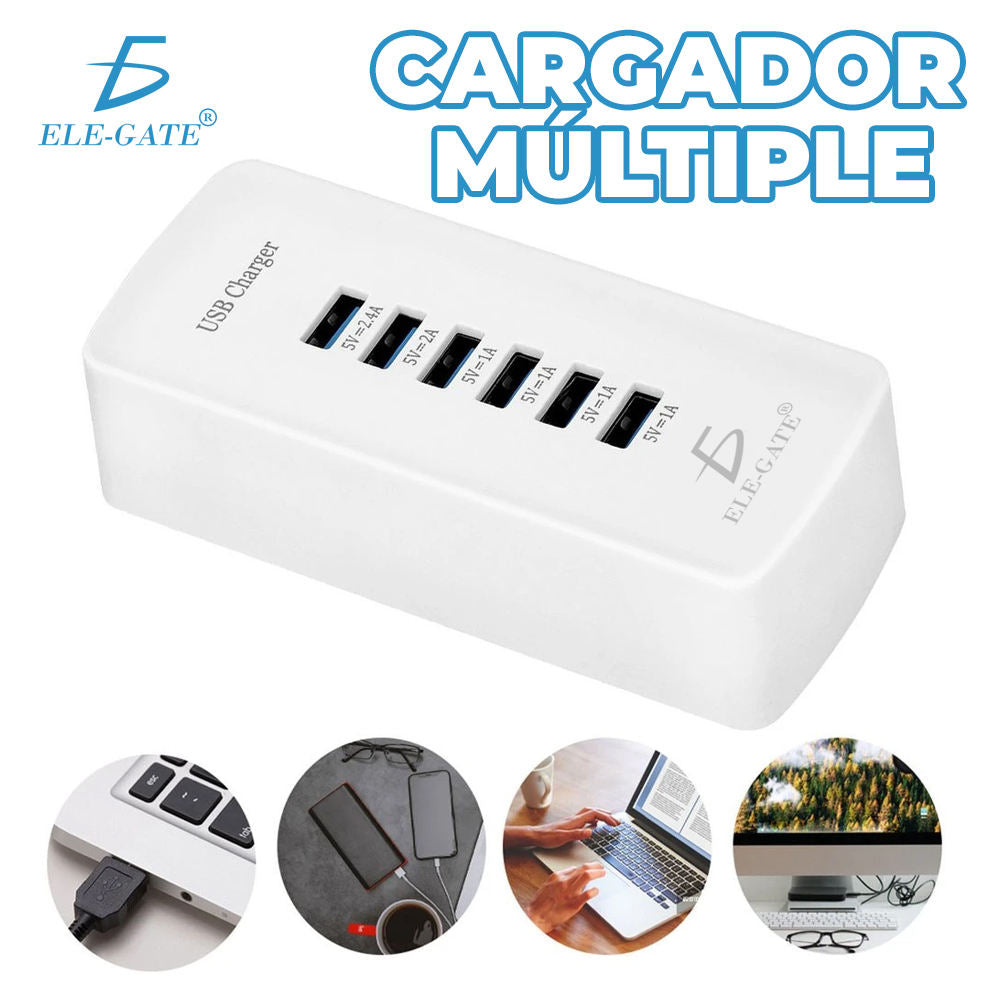 Station de charge rapide USB 6 ports 30W