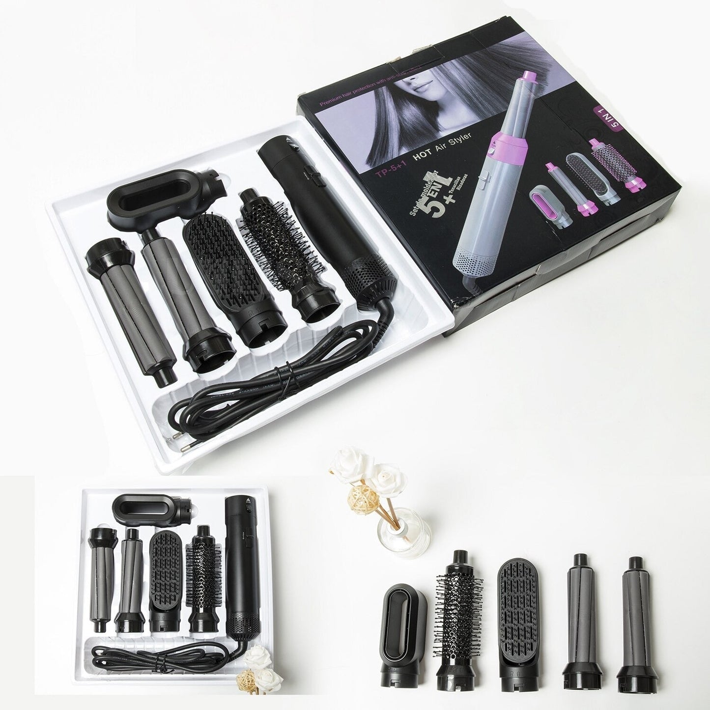 Sèche-cheveux 5 en 1