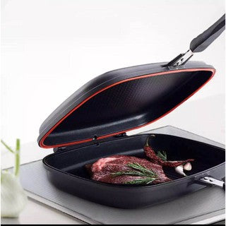 Poêle à griller double face