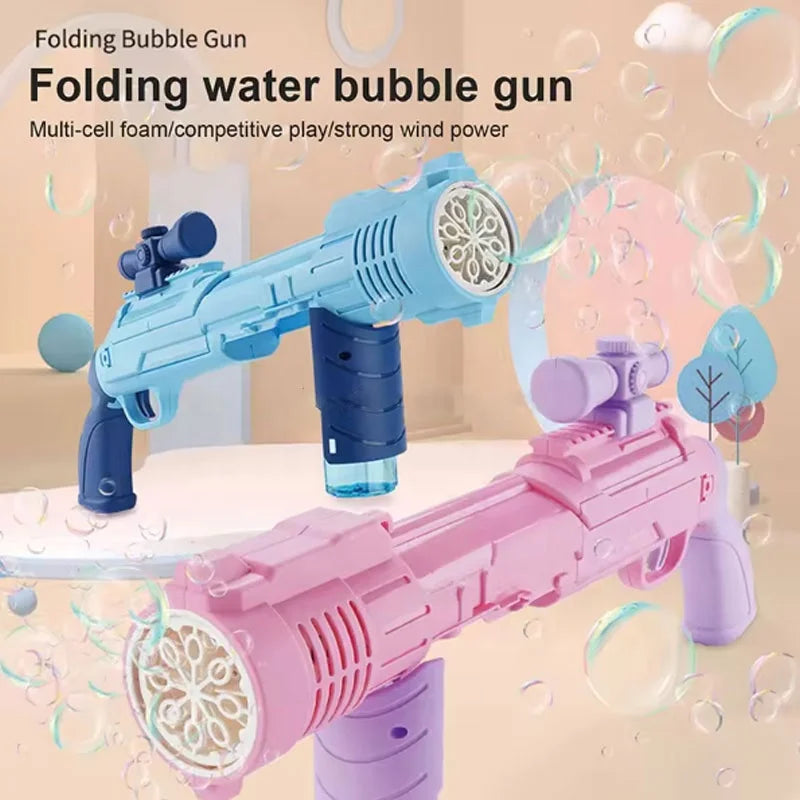 Pistolet à bulles coloré