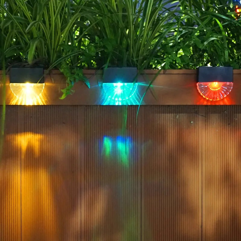 6 Spots muraux solaire