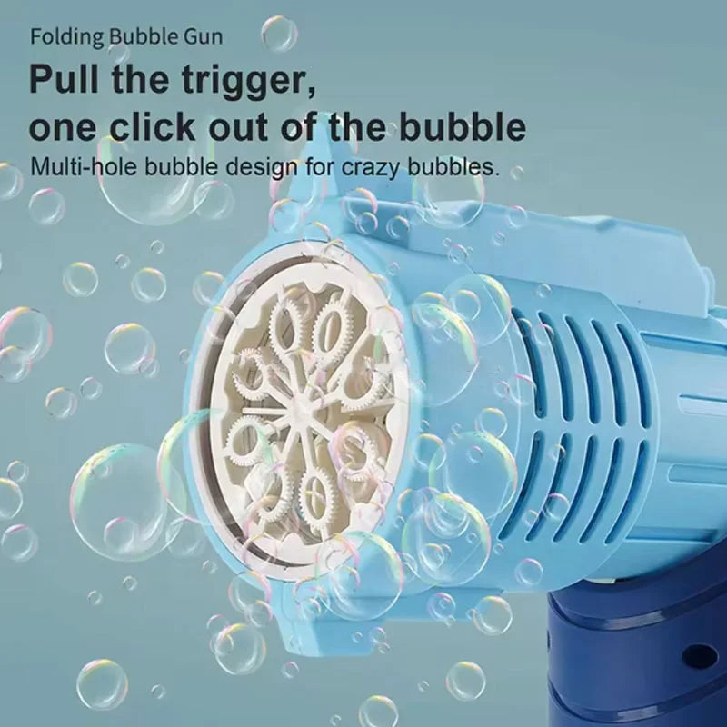 Pistolet à bulles coloré
