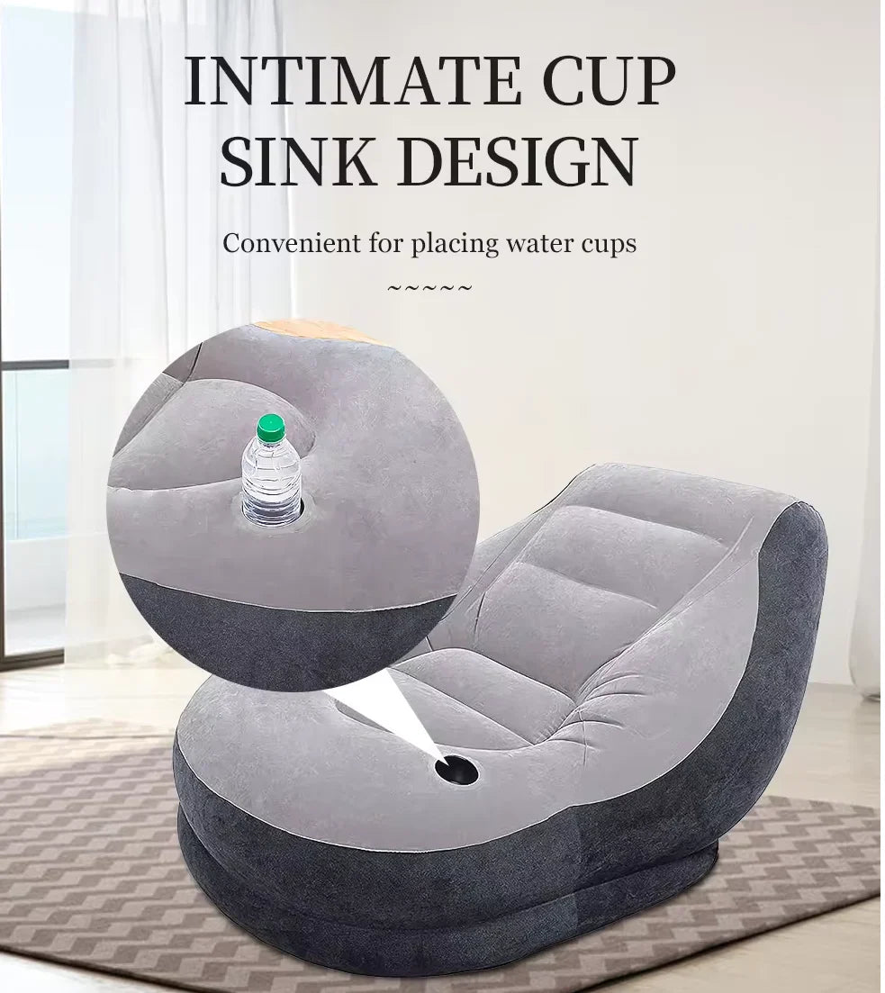 Canapé-chaise gonfable